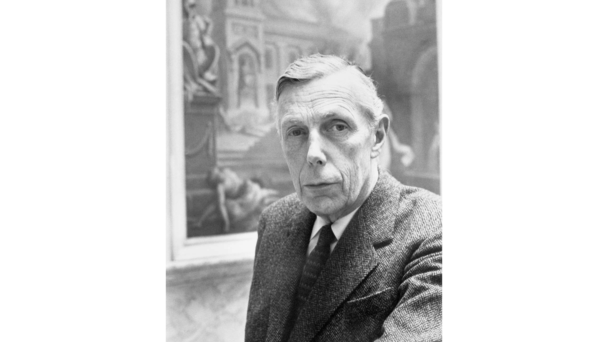 FILE - Professor Anthony Blunt, former surveyor of the Queen's pictures, photographed at the Courtauld Institute on Nov. 15, 1979. (PA via AP, File)