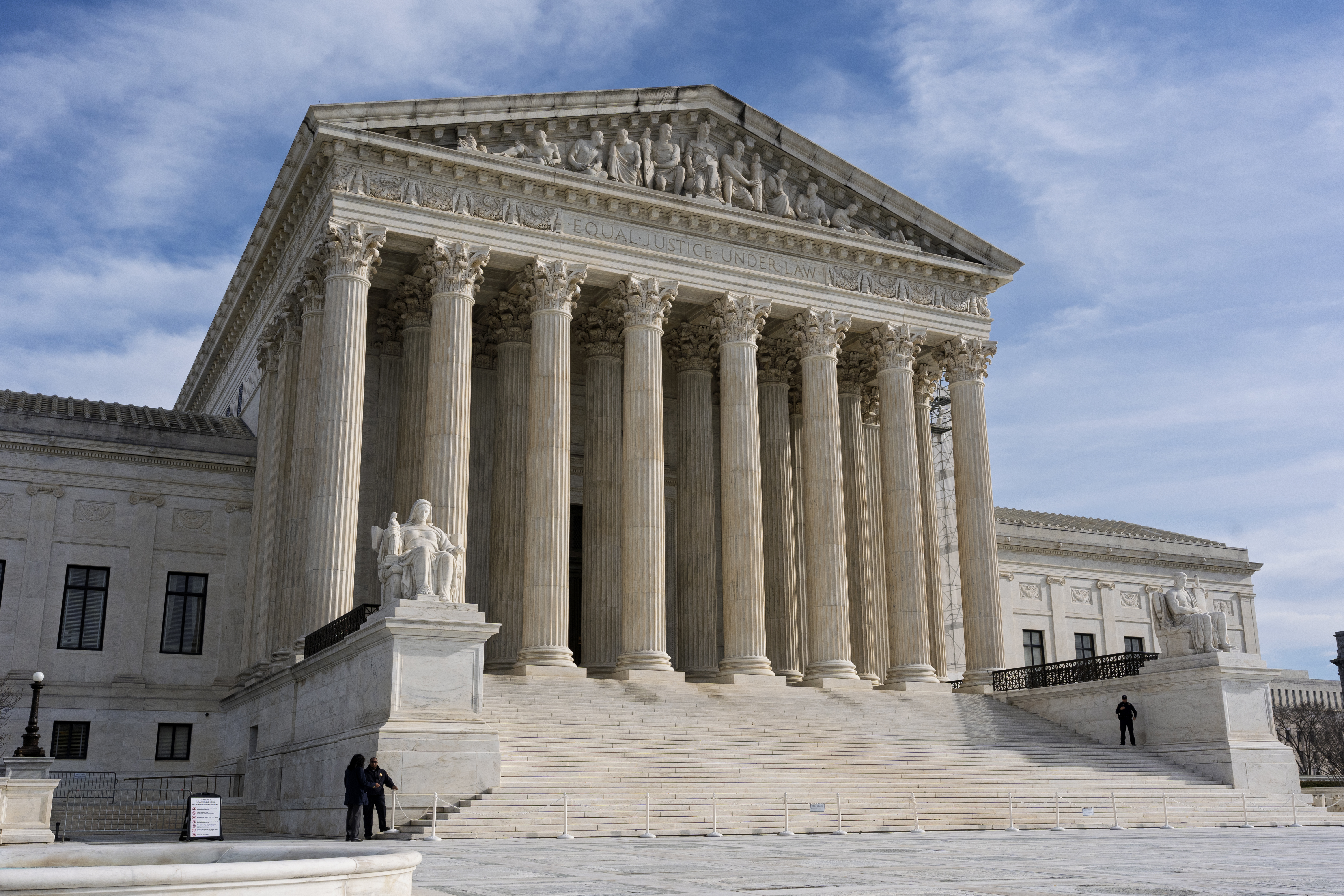 FILE - The Supreme Court is seen on Capitol Hill in Washington, Dec. 17, 2024. (AP Photo/J. Scott Applewhite, File)