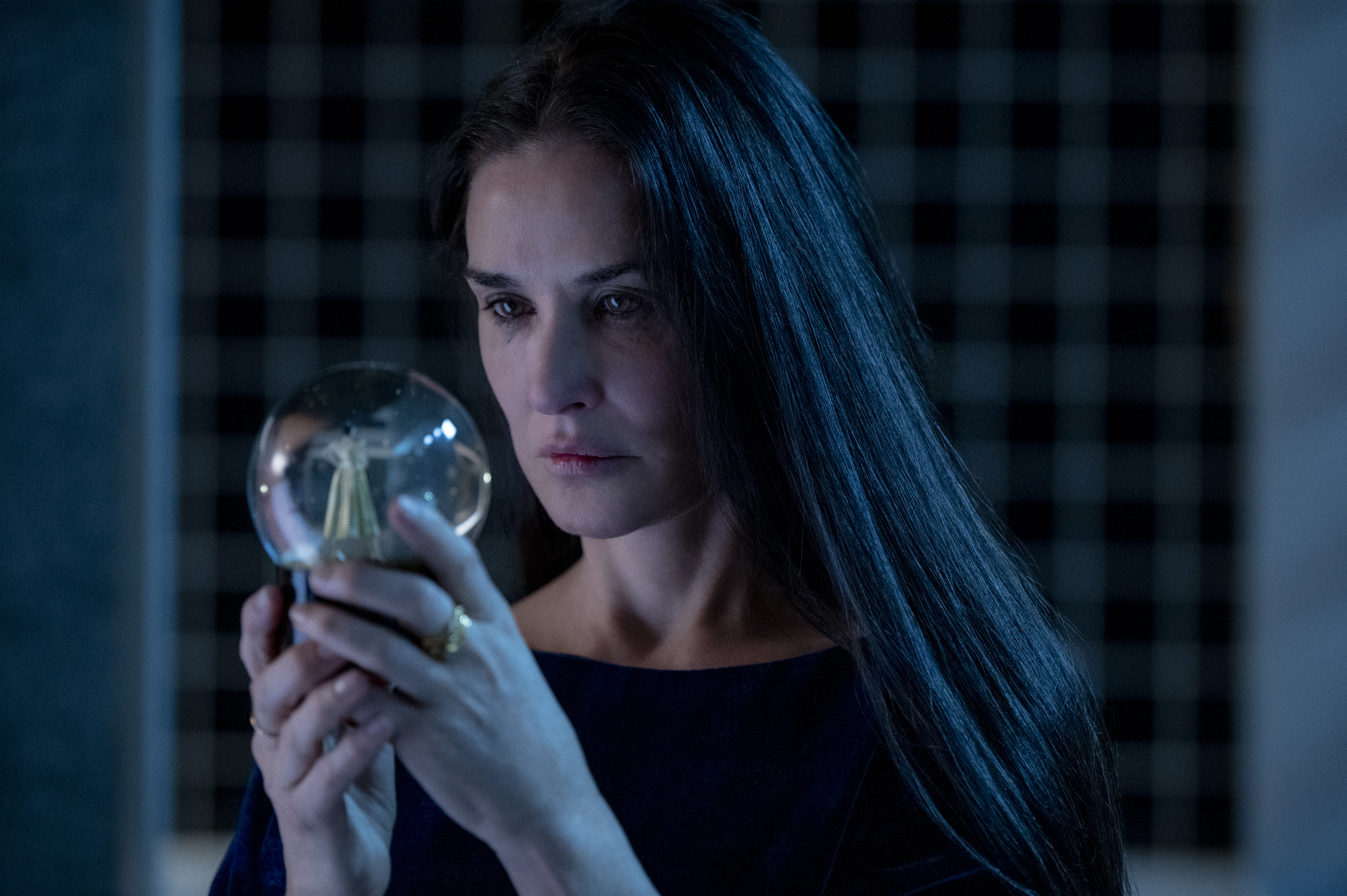 This image released by Mubi shows Demi Moore in a scene from "The Substance." (Mubi via AP)