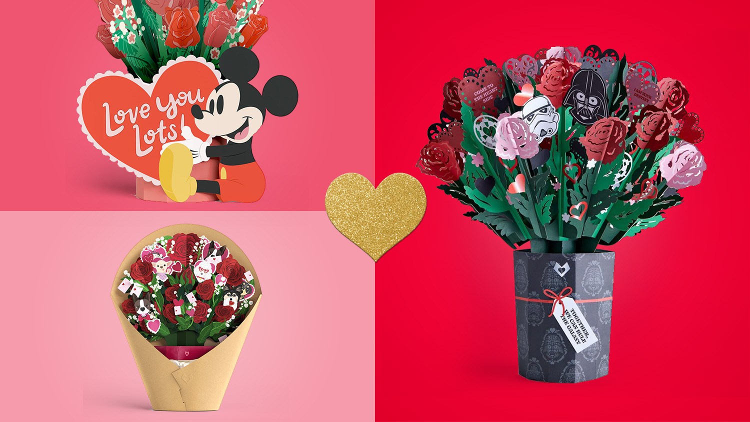 Lovepop / Pop-up paper flower bouquets are fun, whimsical and perfect for Valentine’s Day