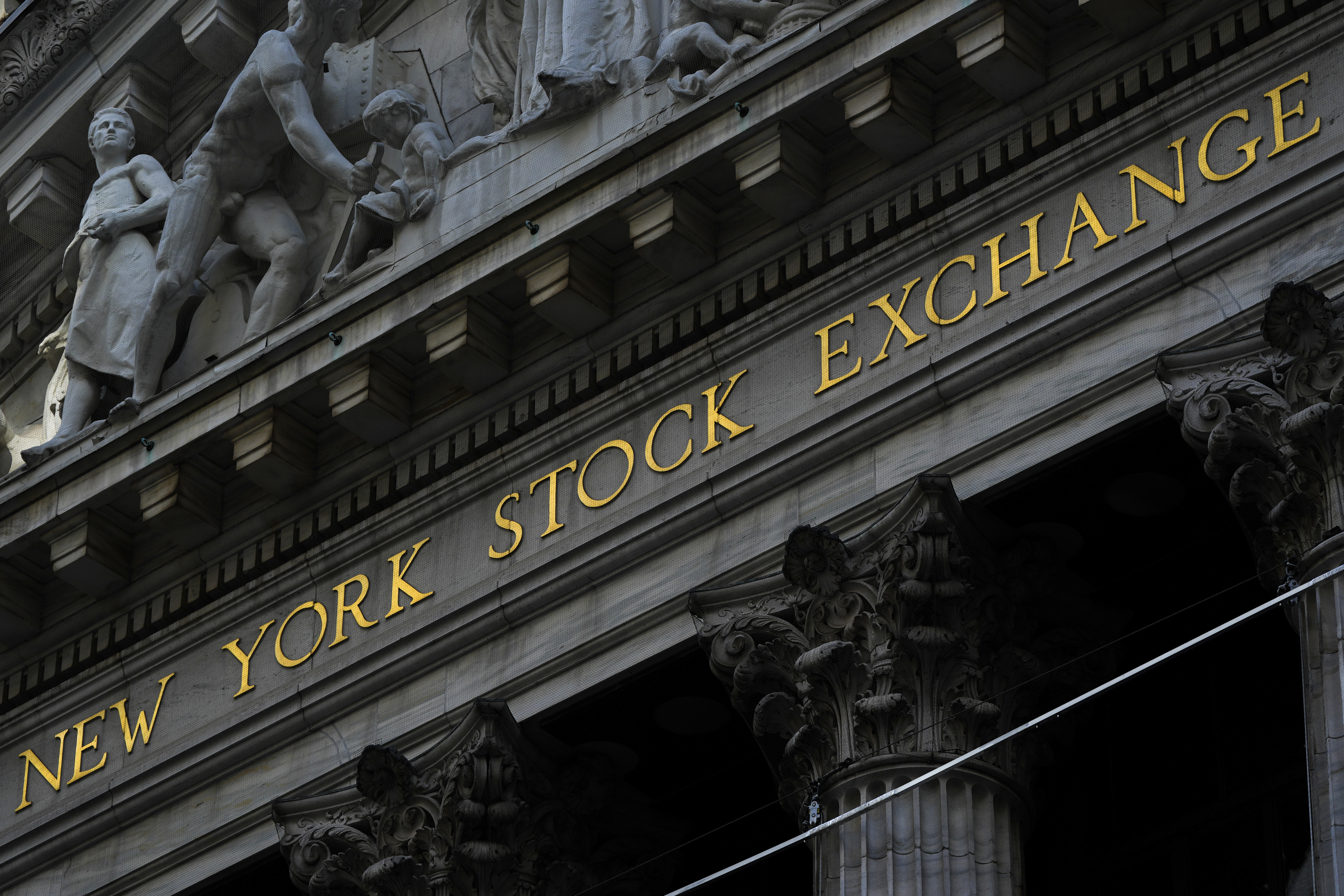 The New York Stock Exchange, Monday, Jan. 27, 2025, in New York. (AP Photo/Julia Demaree Nikhinson)