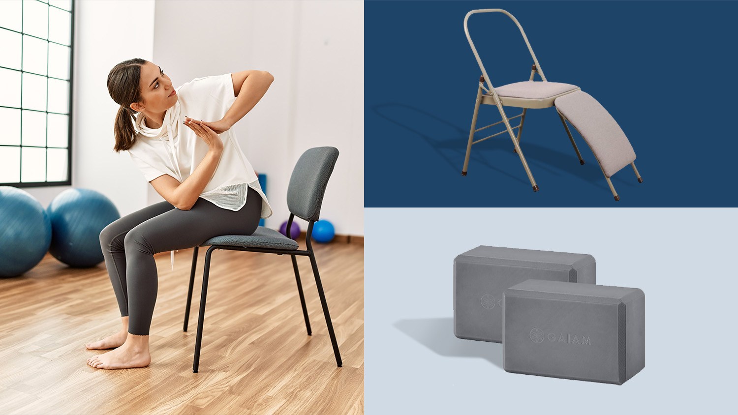 Adobe Stock / Chair yoga is trending and this is what you need