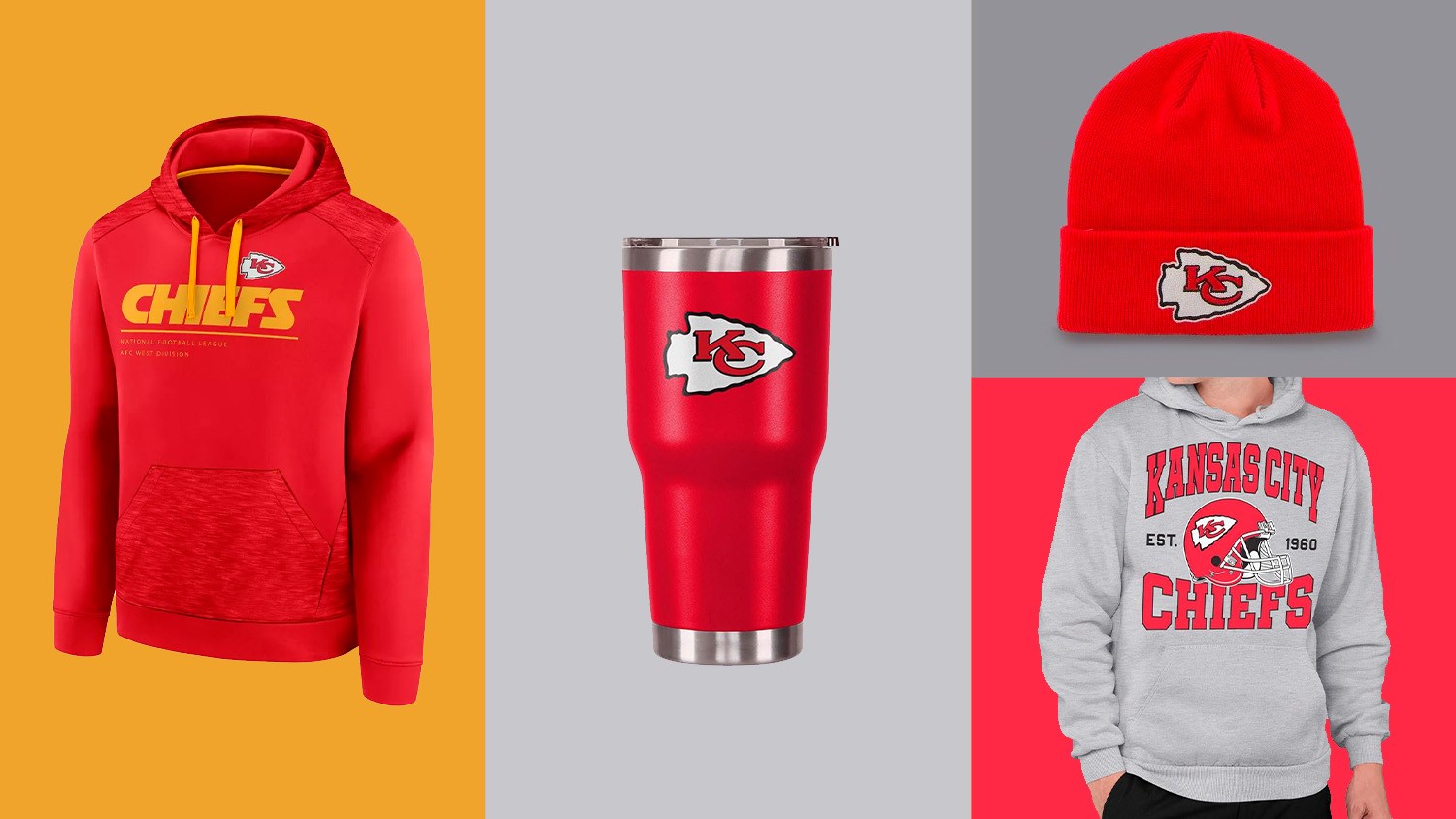 BestReviews illustration / Kansas City Chiefs merch that will arrive before the Super Bowl